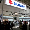 スズキブースもシンプル。SX4は街中でもよく見かける