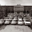 1961年ラインナップ。ゾナ・フランカ工場前で