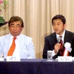 堀江会長（向かって右）と住野最高顧問