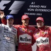 【F1オーストリアGP決勝】ミハエル・シューマッハ、燃えて3連勝