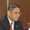 前田雄吉二輪車ユーザー議連参与　撮影＝石田信一郎