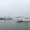 関門海峡東口南方海域で、容疑船を発見