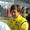 今季苦戦が続いていた新人・井口卓人。スタート前も渋い顔？　だが、乱戦を生き残って6位。初入賞を地元九州で決めた