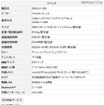 「SIRIUSαIS06」スぺック 「SIRIUSαIS06」スぺック