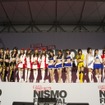 NISMOフェスティバルに、日産チームのレースクイーンが集合した。