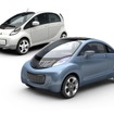 i-MiEV（白）とi-MiEVスポーツエア・コンセプト