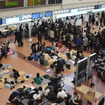 （12日午前7時・第2旅客ターミナル）　撮影＝中島みなみ