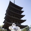 興福寺五重塔とミシュランマン