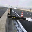 仙台東部道・仙台港北IC〜仙台東ICで橋梁ジョイントが損傷、段差が生じた（3月12日）