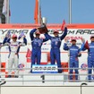 GT500クラス表彰台