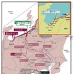 天然ガスパイプラインマップ：富山ライン建設予定ルート