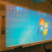 【NEE2011】未来のICT学習空間で内田洋行が模擬授業 ワイドタイプの電子黒板（e-黒板）