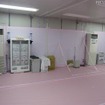 免震重要棟前休憩所設備（5月19日撮影） 