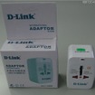 変換アダプタ。抽選会第3位の景品。見事あたりました（D-Link）