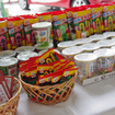 会場には、永谷園がイベントのために提供したお茶漬けとふりかけが並べられた
