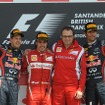F1イギリスGP表彰台