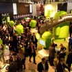 Googleブースを2階から見た様子
