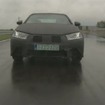 ベルギーのテストコースを走る次期レクサスGSのプロトタイプ（動画キャプチャー）