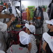 ホンダボディサービス栃木での塗装体験・工場見学のようす