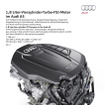 新型1.8TFSIエンジン。出力を向上させながら燃費は21％改善