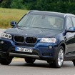 今秋から2.0リットル直列4気筒ガソリンターボのxドライブ20iグレードが加わる欧州仕様のBMW X3