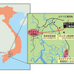 双日など3社がベトナムに設立するロンドウック工業団地の位置図
