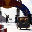 2009年に日本で初開催されたレッドブル・ボックスカートレースの様子