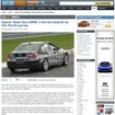 米『モータートレンド」が掲載した次期BMW3シリーズのテストカー