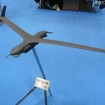 在日米海軍ブース。Global Hawkよりも小ぶりな「ScanEagle」のモデル。防衛省で購入するという噂もあるらしい