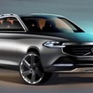次期ボルボXC90のティーザースケッチ