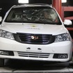 ユーロNCAPが実施した中国吉利汽車のEC7の衝突テスト