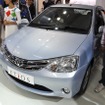 トヨタはインド市場で2011年、13万6150台を販売した（写真：エティオス。デリーモーターショー12）