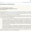 サービス停止について説明するウィキペディアのページ。