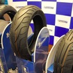 日本ミシュランタイヤは二輪車用タイヤの発表会見を行なった（2012年1月）。