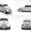 有線式「VW Beetle（oldtimer）Ultimacool grey」