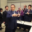 ゴーンCEO（2月27日、日産テクニカルセンター30周年記念式典）