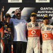 F1オーストラリアGP表彰台