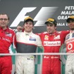 F1マレーシアGP表彰台