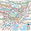 直通もあり、もうなにがなんだかさっぱりの首都圏