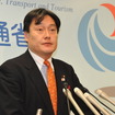 スマートインターチェンジ建設に住民の協力を求める、吉田おさむ国土交通副大臣（6日・国交省）