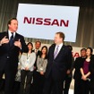 キャメロン首相日産本社訪問（4月10日）