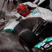 シューマッハ（メルセデスAMG）ムジェロテストのようす