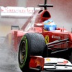 ムジェロテストでのフェラーリ