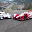 アウディR18 e-トロン クワトロとトヨタTS030ハイブリッド