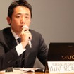 グリー田中社長「関係機関と協議を行なっており指摘があれば従う」  　