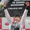 2012年F1スペインGPで優勝したウィリアムズのパストール・マルドナド