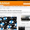 BMWの新工場建設計画を伝えた独『Handelsblatt』