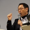 東京モータショー11で開催されたトークショーで、思い出の車に”ハコスカ”を挙げた豊田社長。