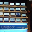 Ultrabook製品群について説明するインテルの吉田社長