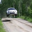 フィンランドで開発テスト中のフォルクスワーゲン・ポロR WRC